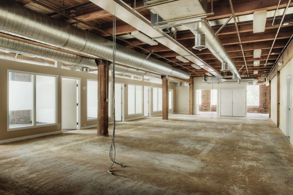 commercial office under renovation